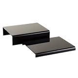Step Display Acrylic Colour: Black 75h x 300w x 250d mm