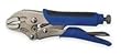 Westward 1ECG1 Curved Jaw Locking Plier, 10 In, Soft Grip