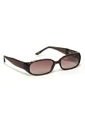 ALFANI Eloise Rectangle Brown Sunglasses with Gradient Lenses - B001NTPYTO