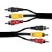 109.608 3 x RCA PHONO PLUGS TO 3 x RCA PHONO PLUGS