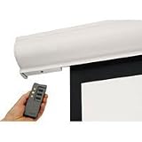 Da-Lite Designer Contour Electrol HDTV Format Electric Wall and Ceiling Projection Screen with Integrated Infrared Remote, 52 x 92, 106 Diagonal, Video Spectra 1.5 Surface