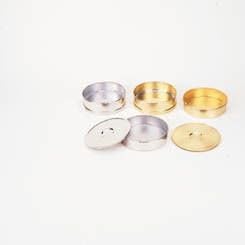 VWR Sieve Accessories PB8HX Pans And Covers Brass Pan With Rim, Half