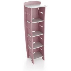 Berry and Cream Style Kids Bookcase (Strawberries and Cream) (59H X 18W X 14D)