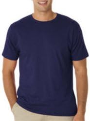 Anvil Mens' Eco-Friendly Lightweight Tee (Navy) (Medium)