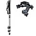 Electronics : Bogen - Manfrotto Professional 3 Section Chrome Monopod 681 with 3025 3D Junior Head