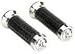 Grips Pyramid Sun Custom Black W/Chrome Plated Skulls