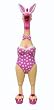 LARGE Henrietta Playboy Bunny Rubber Chicken Dog Toy