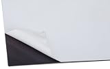 1/32 x 24 3/8 x 1' (T x W x L-ft.), Pre-Cut Sheet-White One Side, High Energy Flexible Magnetic Material, Magnet (1 Each)