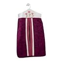 Lambs and Ivy Tivoli Garden Diaper Stacker, Raspberry