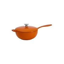 Mario Batali 4-Quart Risotto and Saucier Pan, Persimmon