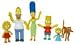 Simpsons Bendable Poseable Springfield's Favorite Family + Nuclear Power Plant. Series 1+2 Limited Edition 6-Piece Collectible Sets [lot of 2] Image