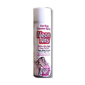 Neon Nits Lice Egg Locator Hair Treatment Spray, For Lighter Color Hair