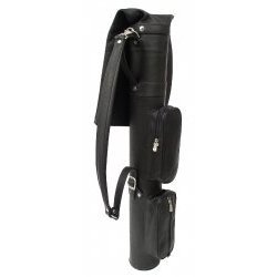 Leather Golf Bag (Black) (48