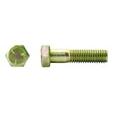 1/2-13 x 14 Yellow Zinc Finish SAE J429 Grade 5 Hex Cap Screw