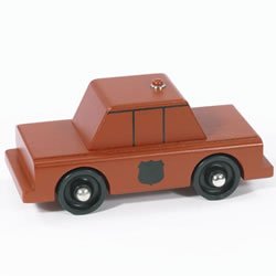 Childrens Toyshop  Toys : Wooden Adventure Vehicles - Fire Chief Car