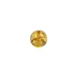 Genuine Baltic Light Honey Amber Drilled Bead, 8.5mm