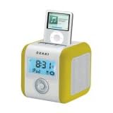 Ozaki iMini iPod FM Radio Alarm Clock  - Green