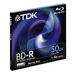 TDK BD-R 4x 50GB Blu-ray Disc Jewel Case