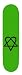 Bam Heartagram Pro New HIM 7.75 Skateboard Deck