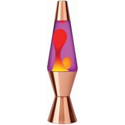 LAVA® Brand Motion Lamps 20 oz Copper Chrome -Yellow Lava in Purple Liquid - An... by Lava Brand