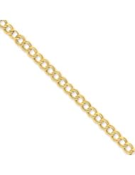 14k Gold 5.7mm Double Link Chain 8 Inches