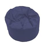 Comfort Research Twill Navy JUPITER BEAN BAG Medium Size Frameless Chair