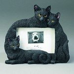 Black Cat Picture Frame (4x6)