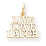 10k Live Love Laugh Charm