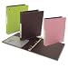 Acco/Wilson Jones Products - Poly Binders, w/ 1 Pocket, 3-Ring, 11"x8-1/2", 1" Cap, Brown - Sold as 1 EA - Poly binder is made of semi-rigid foam, PVC-free polypropylene. The sophisticated exterior is blind embossed with a horizontal line pattern. Brown interior features classic white stitching around edges. Durable hinges easily open and close. The three round metal rings have a dual-trigger mechanism. Binder also features one poly interior pocket in front flap with a business card slot.