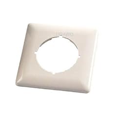 Abdeckplatte RAL 9010 reinwei� 80x80 f�r Ligawo Aufputzgeh�use f�r Ligawo Netzwerkdose Cat6/ Cat6a