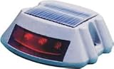 Solar Road Stud Driveway Pavement Marker Dock Deck Walkway Stair Red LED Lights : X 4 Pack