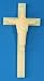 8 inch Wood Grained Cross w/Christ The King - 10 Pack