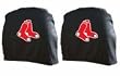 Boston Red Sox MLB Baseball Car Headrest Seat Cover - One Pair