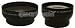 Digital Optics Pro .45x Wide Angle + Pro 2x Telephoto Lens Converters - 52mm threading (Black)