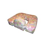 Inflatable Twin Nursing Pillow - Color Twins Print