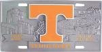 TENNESSEE VOLUNTEERS PEWTER CAR TAG/ LICENSE PLATE