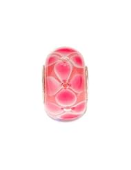 Kera Red Flower Glass Bead