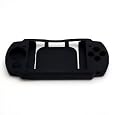 BLACK Soft Rubber Jelly Silicone Skin Cover Case for Sony Play Station Portable PSP 3000