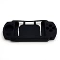 BLACK Soft Rubber Jelly Silicone Skin Cover Case for Sony Play Station Portable PSP 3000. CrazyOnDigital Retail Package