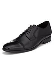 Collezione Leather Plaited Toe Cap Shoes