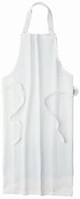 Waterproof Bib Apron Colour: White. Size: 40 x 28".