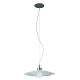 Lotto Large Pendant in Satin Nickel