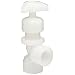 GF Piping Systems PVDF Needle Valve, Angle, NPT Female