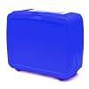 Lunchbox Baltic Blue Plastic with White Handle