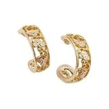 Beautiful! Authentic Black Hills Gold Half Loop Posts Earrings