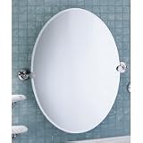 Gatco Designer II Collection Beveled Oval Mirror 19.5