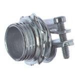 Thomas & Betts 3302-TB 1/2 Two Screw Connector, Steel-Electro Zinc Plated (100 Pack)