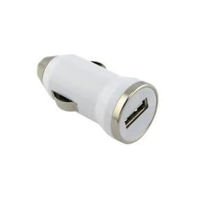Navitech Small White USB 2.0 & 3.0 in Car Charger Cigarette / Outlet / Travel Adapter Socket for all MP3 + MP4 players Digital Cameras including the Samsung ES15, Samsung ES55, Samsung ST500, PL55, WB500, PL60 , NV3 , PL150, ST45, WB1000, U10, NX 10, GX-20