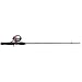 Shakespeare Two-Piece Medium Action Lady Spincast Combo (5-Feet 6-Inch)