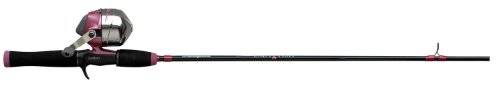 Shakespeare Two-Piece Medium Action Lady Spincast Combo (5-Feet 6-Inch)